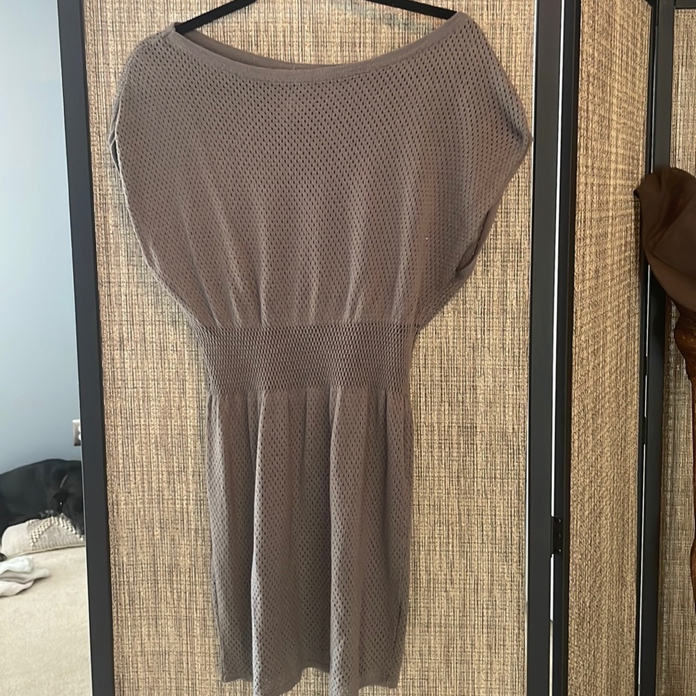 Mesh fabric dress
